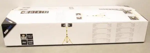 Photo de l’avis officiel: Nor-tec LED-arbejdslampe Projecteurs — risque: Choc électrique