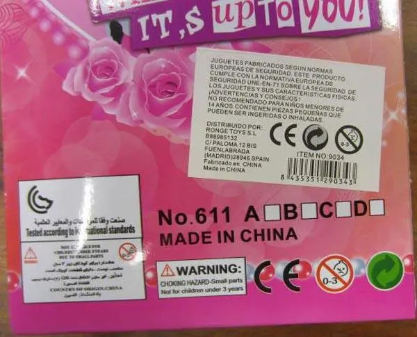 Foto dell’avviso ufficiale: 1.) Beautiful, 2.) Modern Happy Bambole di plastica — rischio: Rischio chimico