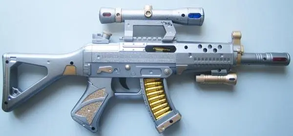 Photo de l’avis officiel: SUper gun Pistolet à jouets — risque: Lésions auditives