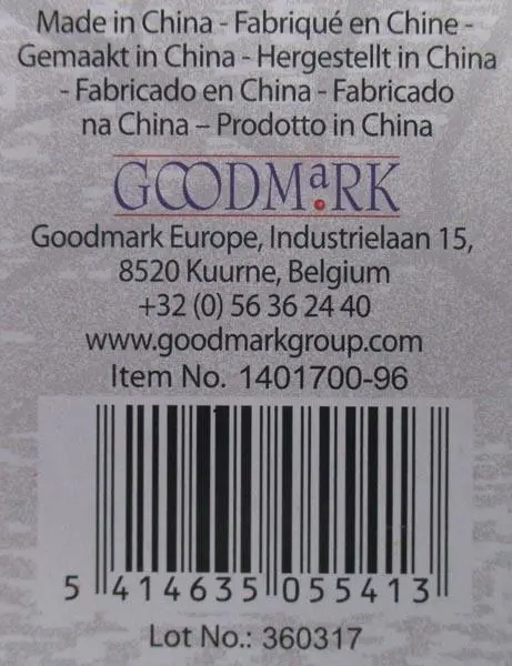 Foto uit de officiële melding: Goodmark CAPE Fancy-jurk kostuum — risico: Verwurging