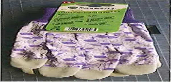Foto aus der offiziellen Meldung: floraworld Gartenhadnschuhe ('Gardening gloves') Gartenhandschuhe — Risiko: Chemikalie