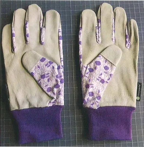 Foto aus der offiziellen Meldung: floraworld Gartenhadnschuhe ('Gardening gloves') Gartenhandschuhe — Risiko: Chemikalie