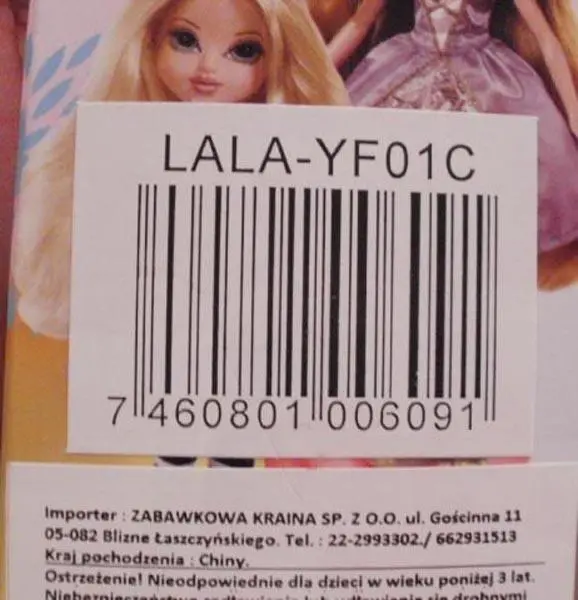 Foto do aviso oficial: Mqxie girlz Lala [Doll] Boneca — risco: Químico