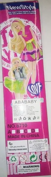 Photo de l’avis officiel: Abababy Fashion Gril - New Style Poupée en plastique — risque: Risque chimique