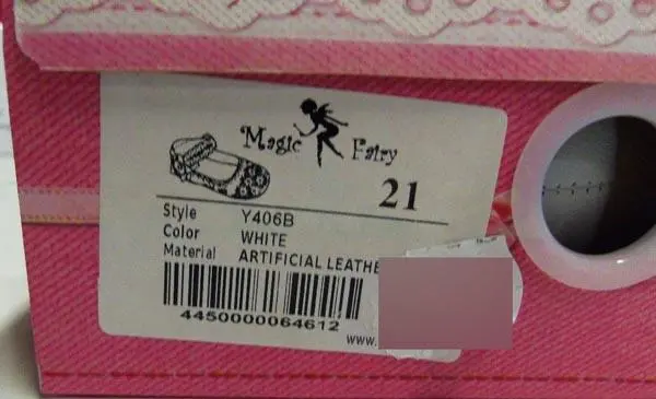 Foto dell’avviso ufficiale: Vicesshoes Magic Fairy Scarpe per bambini — rischio: Rischio chimico