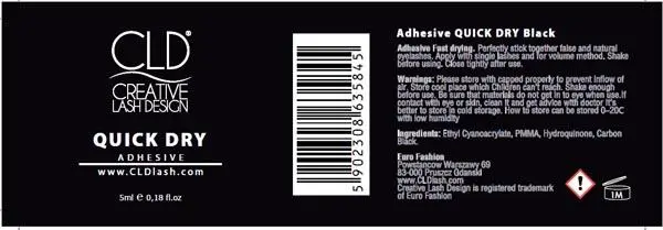 Foto dell’avviso ufficiale: CLD Creative Lash Design Quick Dry Adhesive Colla per ciglia falsa — rischio: Rischio chimico
