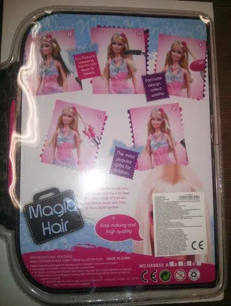 Photo de l’avis officiel: Winni Magic Hair Ensemble de poupées en plastique — risque: Risque chimique