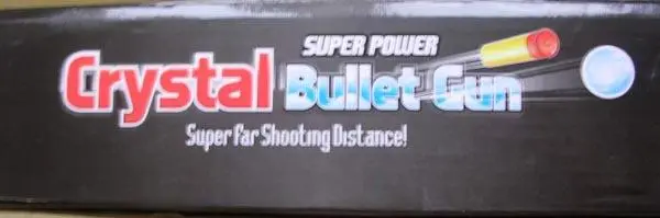 Foto uit de officiële melding: Kaican Toys Crystal Bullet Gun Speelgoed geweer — risico: Verstikking door inslikken