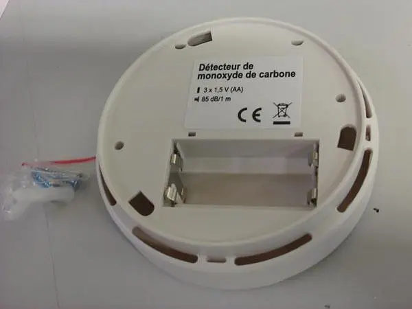 Photo de l’avis officiel: DIXNEUF Détecteur de monoxyde de carbone — risque: Asphyxie