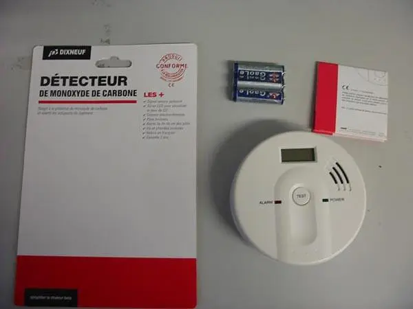 Photo de l’avis officiel: DIXNEUF Détecteur de monoxyde de carbone — risque: Asphyxie