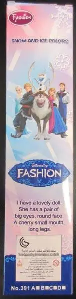 Photo de l’avis officiel: Diversity Fashion Wonderful world Poupée en plastique — risque: Risque chimique