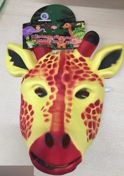 Foto aus der offiziellen Meldung: PROEZA FAVORITA MÁSCARA ANIMAL SERIES ('Animal series mask') Kostümmasken — Risiko: Verbrennungen
