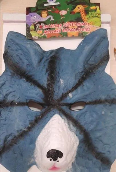 Foto aus der offiziellen Meldung: PROEZA FAVORITA MÁSCARA ANIMAL SERIES ('Animal series mask') Kostümmasken — Risiko: Verbrennungen
