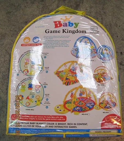 Photo de l’avis officiel: Arshiner Baby Game Kingdom Tapis d’activité du bébé — risque: Étouffement