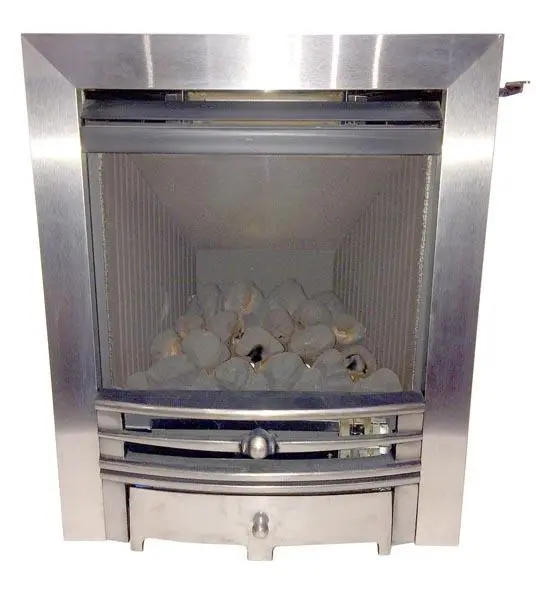Photo from the official notice: GAZCO Flue Logic HE, E-Box and E-Studio gas fire — suffocation risk