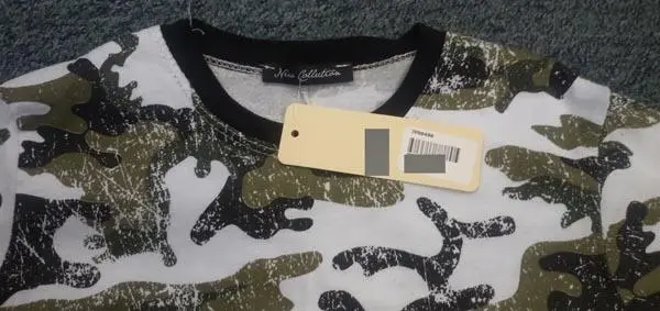 Foto do aviso oficial: New Collection T-shirt para crianças — risco: Ferimentos