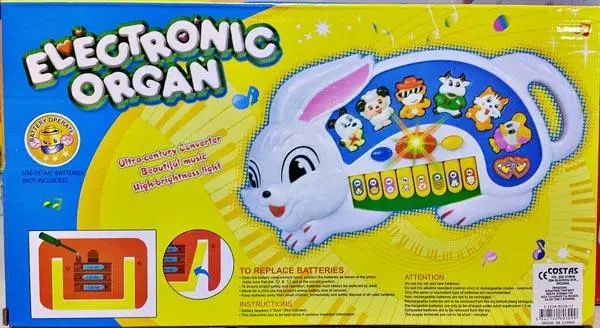 Photo de l’avis officiel: Electronic Organ Jouet musical — risque: Étouffement