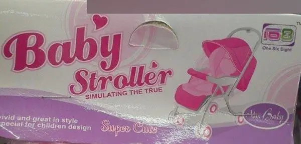 Photo de l’avis officiel: ONE SIX EIGHT / OUSDY Baby Stroller Poussette jouet — risque: Blessures