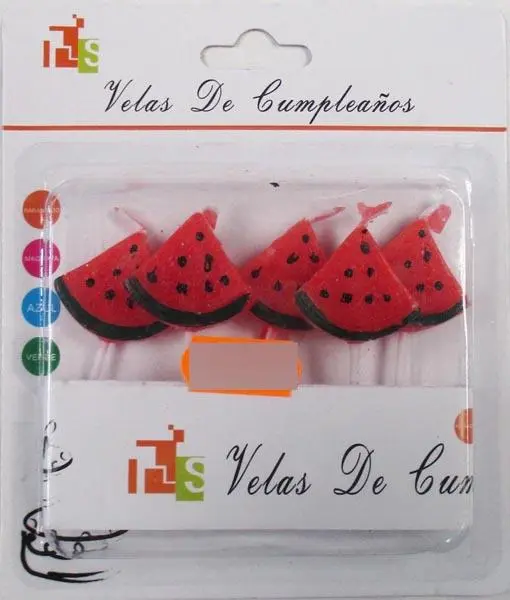 Photo de l’avis officiel: RS Velas De Cumpleanos ('Birthday candles') Bougies décoratives — risque: Étouffement (A12/0792/17)