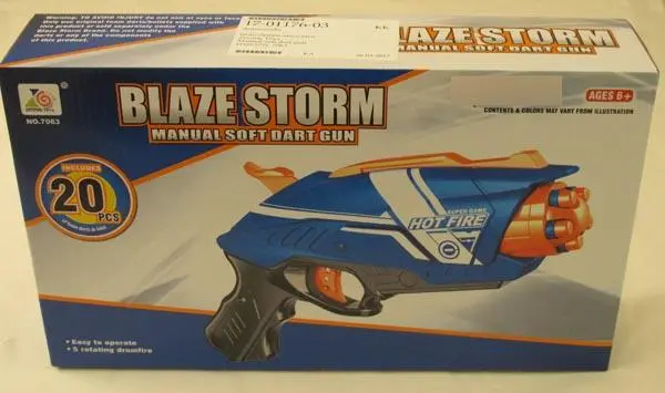 Foto uit de officiële melding: Zecong Toys Blaze Storm - Manual soft bullet gun Speelgoedgeweren — risico: Verstikking door inslikken