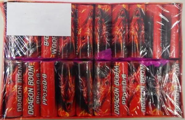 Photo de l’avis officiel: Pterada Dragon Boom Feux d’artifice — risque: Lésions auditives
