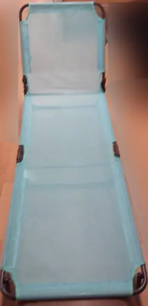 Photo from the official notice: K classic (by Kaufland) Dreibeinliege - Three-legged Lounger sun  lounger — injuries risk