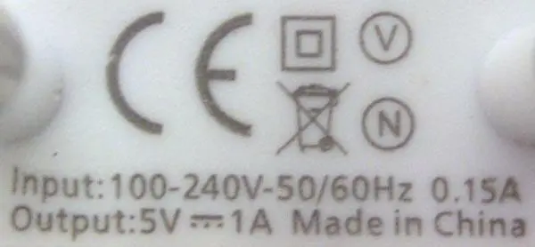 Photo de l’avis officiel: 3 in 1 Charger Set for Micro USB Unité d’alimentation électrique — risque: Choc électrique & Incendie