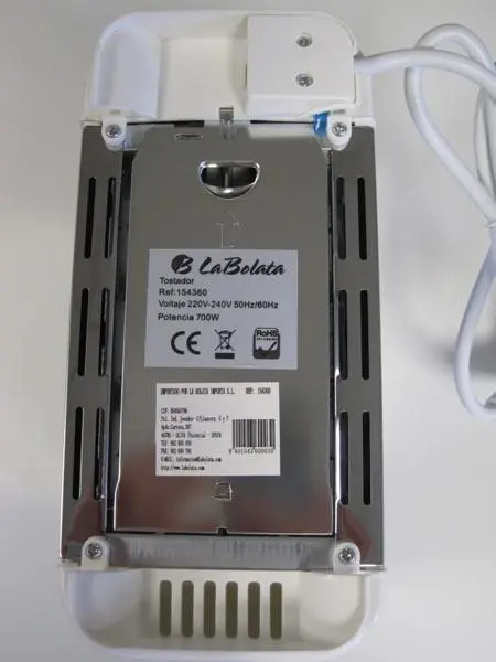 Foto dell’avviso ufficiale: ELECBHOME Toaster Tostapane — rischio: Ustioni