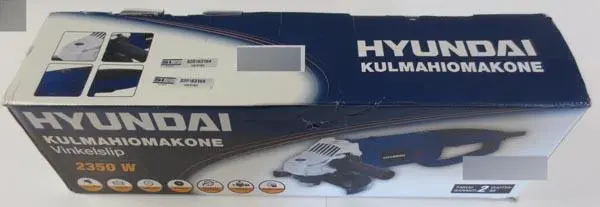Photo de l’avis officiel: Hyundai Kulmahiomakone Broyeur d’angle — risque: Blessures