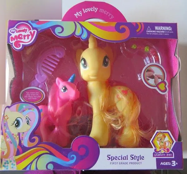 Foto do aviso oficial: My lovely merry Likability pony Brinquedo de plástico — risco: Químico