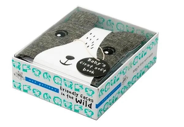 Foto aus der offiziellen Meldung: Wee Gallery by Quarto Publishing Baby's first soft book 1) Friendly Faces in the Wild; 2) Friendly Faces in th — Risiko: Ersticken
