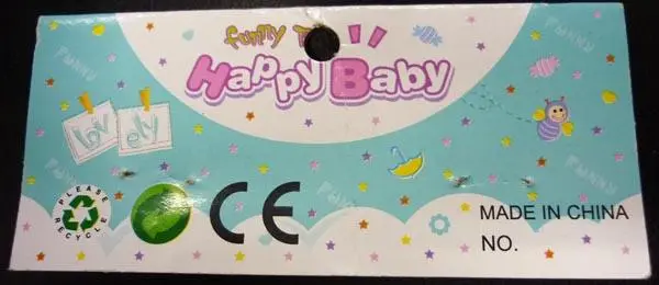 Photo from the official notice: Zheng he Toys / PH. KRIS-TAEM Happy Baby / Grzechotka do wozka [Pram rattle] rattle for pushchair — choking risk
