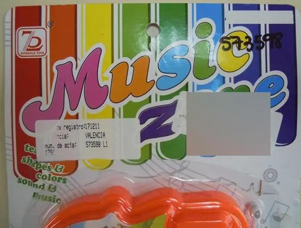 Foto do aviso oficial: Zhibaole Toys Music Zone Xilofone de brinquedo — risco: Engasgamento (A12/1077/17)
