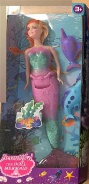 Photo de l’avis officiel: Ronge Toys Beautiful The Doll Mermaid Poupée en plastique — risque: Risque chimique