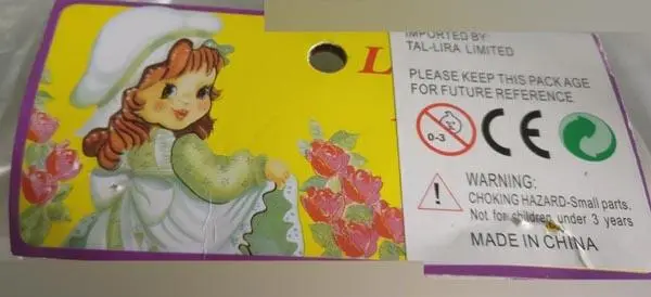 Foto dell’avviso ufficiale: Tal-Lira Little Miss Bambola di plastica — rischio: Rischio chimico
