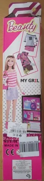 Photo de l’avis officiel: The Beautiful Girl Poupée en plastique — risque: Risque chimique