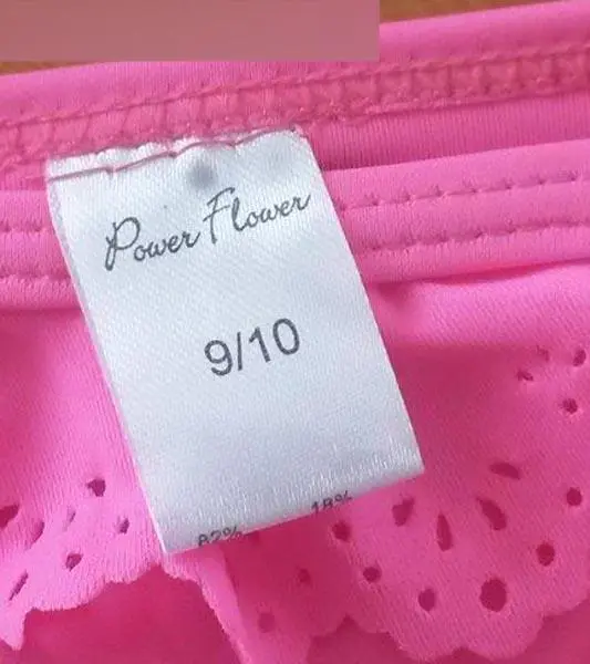Foto dell’avviso ufficiale: Power Flower Bikini per ragazze — rischio: Lesioni (A12/1084/17)