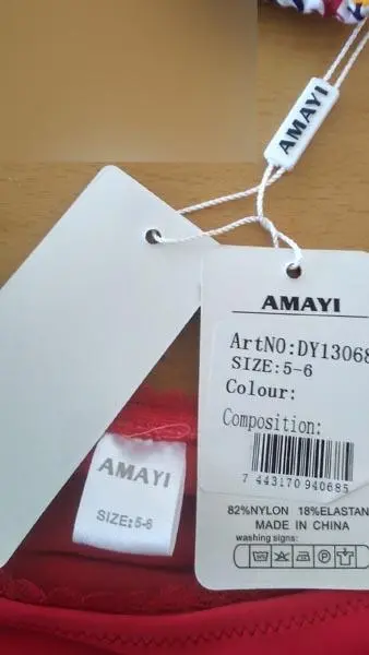 Photo de l’avis officiel: Amayi Bikini des filles — risque: Etranglement