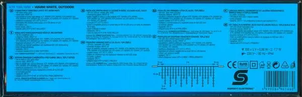 Photo from the official notice: Somogyi Elektronic CONNECTABLE CHRISTMAS LIGHTS SET lighting chain — electric shock risk