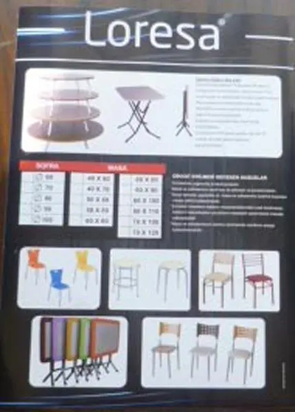 Photo de l’avis officiel: Loresa Table de jardin — risque: Coupures & Blessures