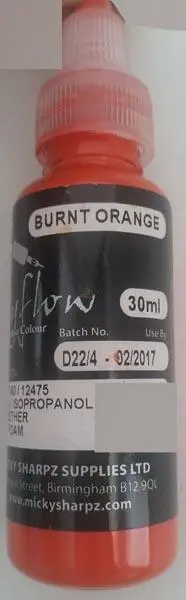 Photo from the official notice: Easy Flow Harvest Brown, Rich Praline; Dark Olive Green; Leaf Green, Navy Blue, Mid Yellow; Burnt Orange; Deep — microbiological risk