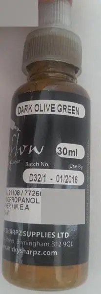 Photo from the official notice: Easy Flow Harvest Brown, Rich Praline; Dark Olive Green; Leaf Green, Navy Blue, Mid Yellow; Burnt Orange; Deep — microbiological risk