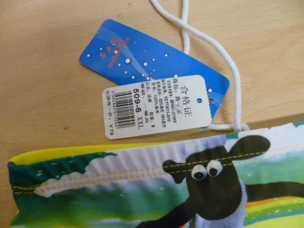 Foto dell’avviso ufficiale: Haizhongbao Costumi da bagno per bambini — rischio: Lesioni