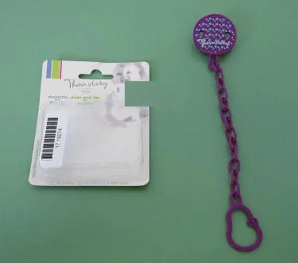 Foto dell’avviso ufficiale: THERMOBABY Chain and Clip for Dummy Supporto di succhietto — rischio: Soffocamento per inalazione