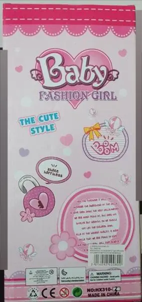 Foto do aviso oficial: Baby Fashion Girl Boneca de plástico — risco: Químico