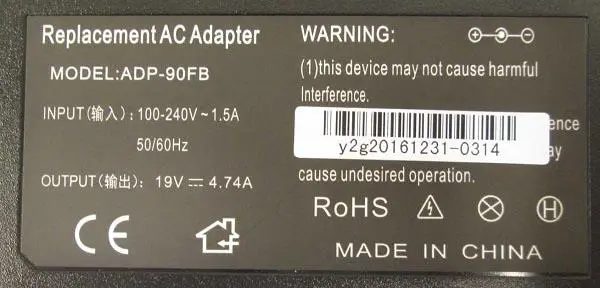 Photo from the official notice: 1) Cameron sino, 2) Unknown 1) Power adapter 2) Replacement AC Adapter computer power supply — electric shock risk
