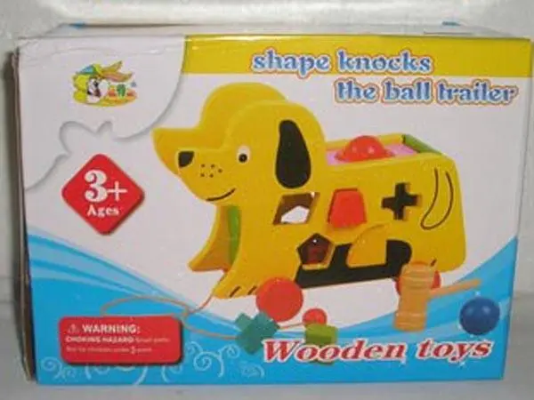 Photo de l’avis officiel: Wooden toys Jouet de pull-along — risque: Étouffement