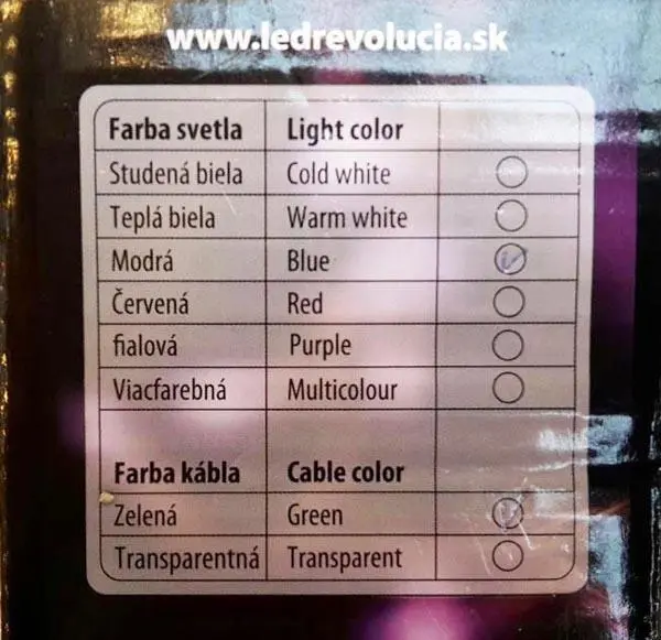 Foto do aviso oficial: SVETELNA RETAZ Corrente de iluminação — risco: Choque elétrico