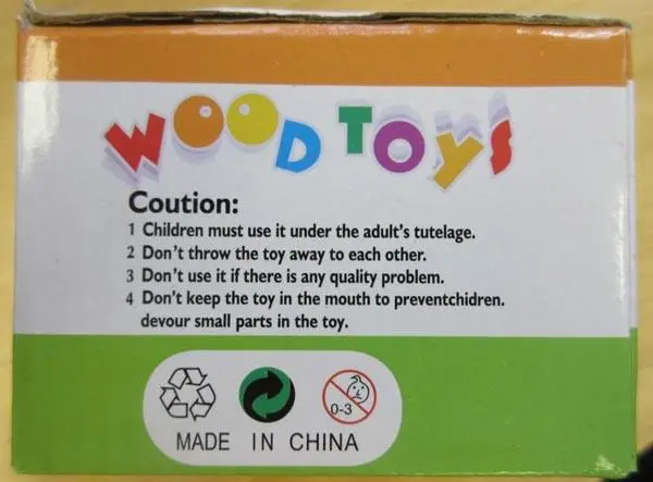 Foto dell’avviso ufficiale: Wood Toys Building Blocks Vehicles Giocattolo di legno — rischio: Ostruzione delle vie aeree