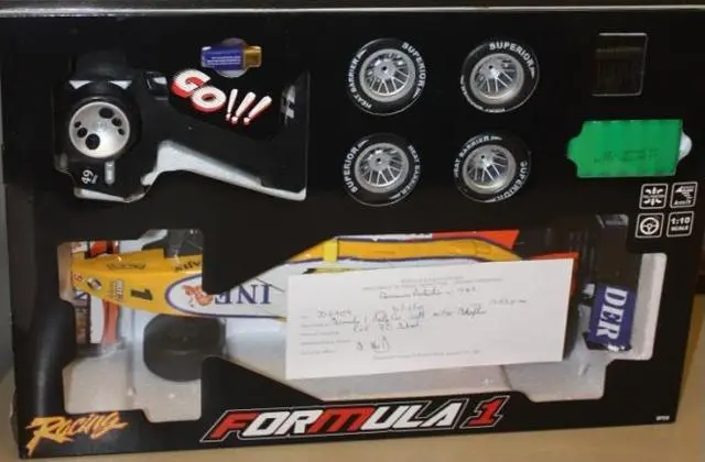 Photo de l’avis officiel: ZHI LUN R/C Formule 1 "Formula1 Rallye de haute performance — risque: Choc électrique & Incendie
